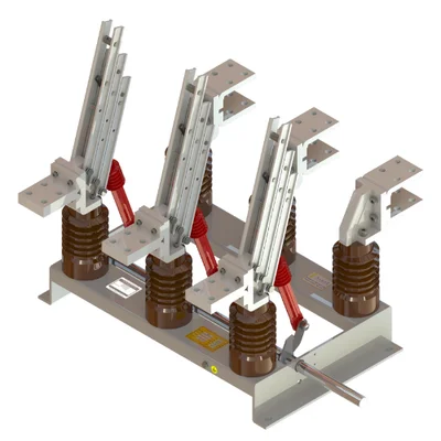 Chave seccionadora modelo SA Sarel versão 4000A — alta corrente para subestações industriais de média tensão