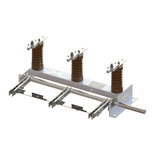 Chave de aterramento tripolar modelo SAT Sarel — aterramento de segurança para manutenção em subestações de média tensão