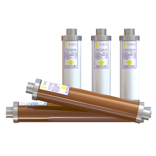 Fusíveis limitadores de corrente HH Sarel para média tensão — proteção de transformadores, motores e banco de capacitores conforme IEC 60282-1